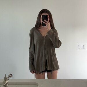 Alfani Zip Up Cardigan